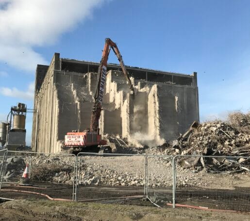 Demolition of Imperial Grain Warehouse